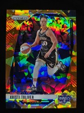 2024 Panini Prizm WNBA #12 Kristi Toliver Ice Orange Prizms Washington Mystics