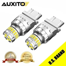 2X AUXITO 3157 4057 LED Backup Reverse light Bulb WHITE 2400LM 3156 3155 3056 LK