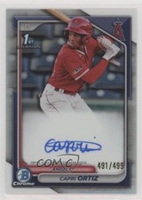 2024 Bowman Chrome Prospect Refractor 491/499 Capri Ortiz #CPA-CO Auto 0sq7