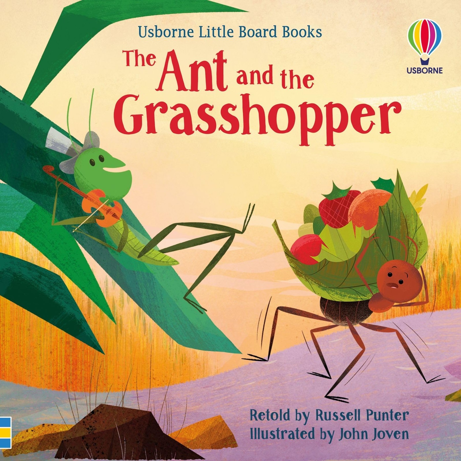 The Ant and the Grasshopper by Russell Punter (Board book) - Image 4