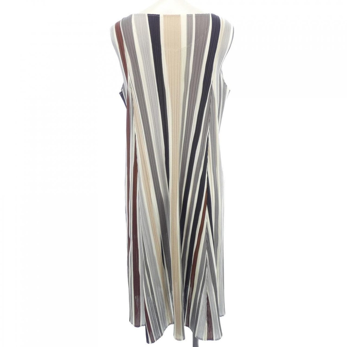 Pleats Please ISSEY MIYAKE Dress SIZE 3 Black gray beige Pleats Please ISSEY MIYAKE Dress SIZE 3 Black gray beige