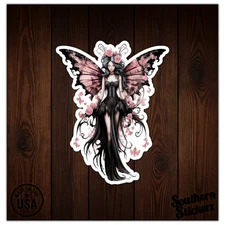 Fairy Butterfly Wings - Vinyl Decal Sticker - Car Window Laptop - ebn12087