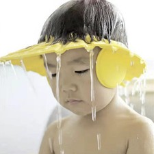 Baby Shower Cap For Toddlers Adjustable Bath Protector Hat Eyes Ears Shield