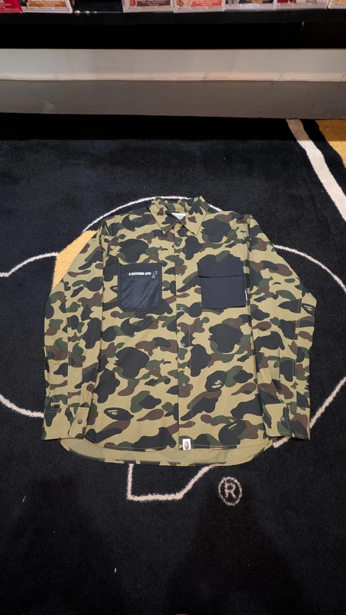 25+ A Bathing Ape Size M Green Shirts for Men for sale | Updated