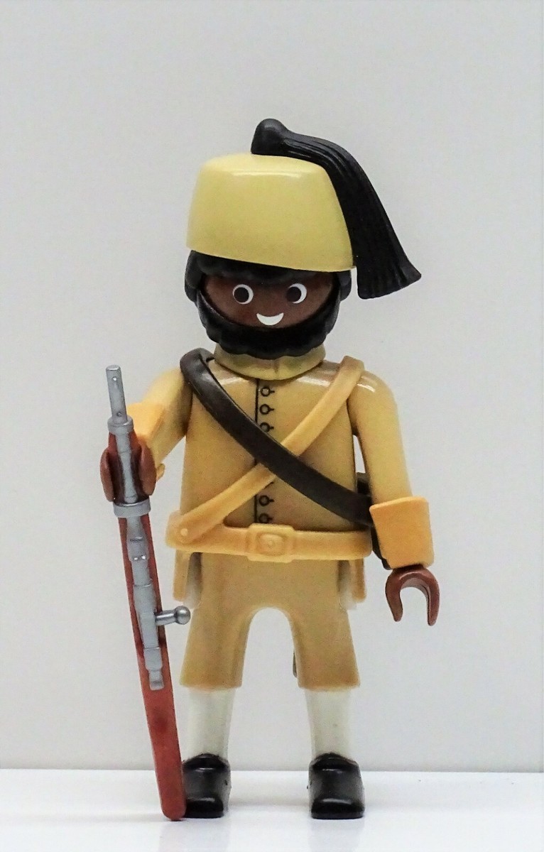 PLAYMOBIL GUERRE COLONIALE Soldat Anglais Sur Chameau EUR 23,00