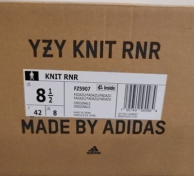 Yeezy Knit Runner Faded Azure - Size 8.5 M New With Box NWB Yeezy Knit Runner Faded Azure - Size 8.5 M New With Box NWB  main image 3
