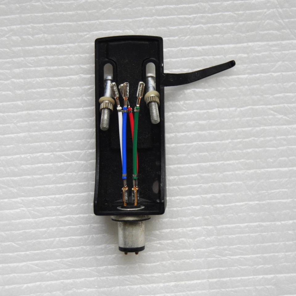 DENON Headshell PCL-4 Black USED + Technics Lead Wire REZ21037-2 Weight 10g - Image 2 of 4