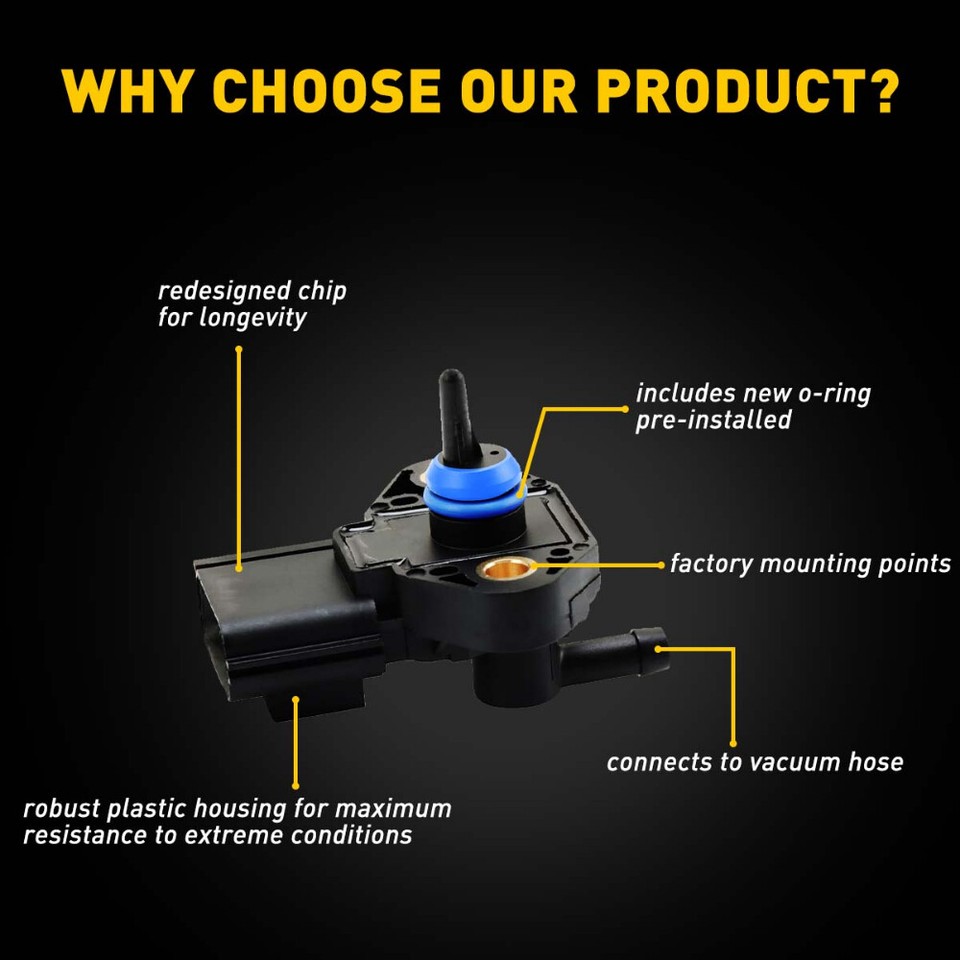 Fuel Injection Rail Pressure Sensor For Ford Mustang F150 Explorer