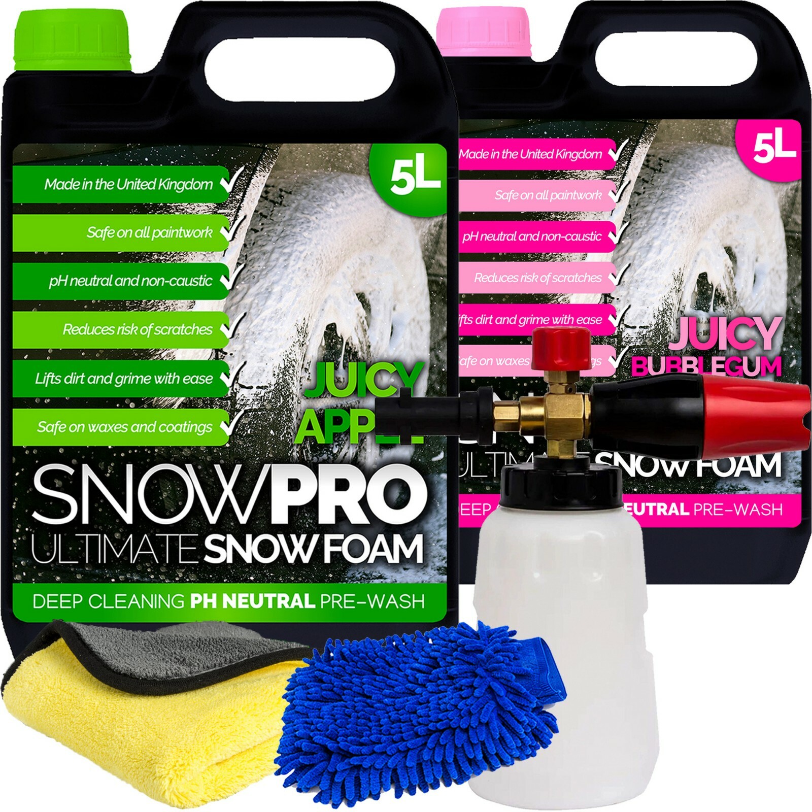 Snow Foam Lance Karcher Compatible Shampoo Car Wax 10L Wash Detailing Kit Soap