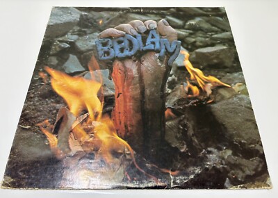1973 BEDLAM Self Titled LP Chrysalis CHR 1048 HARD ROCK BLUES Promo WHITE Label