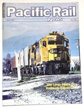 1989 Pacific Rail News Train Railroad Magazine #305 The Loop Santa Fe's Redlands