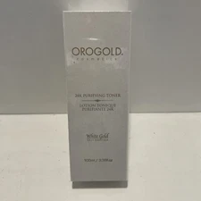 Orogold Cosmetics 24K Purifying Toner 3.38 Oz White gold New Sealed