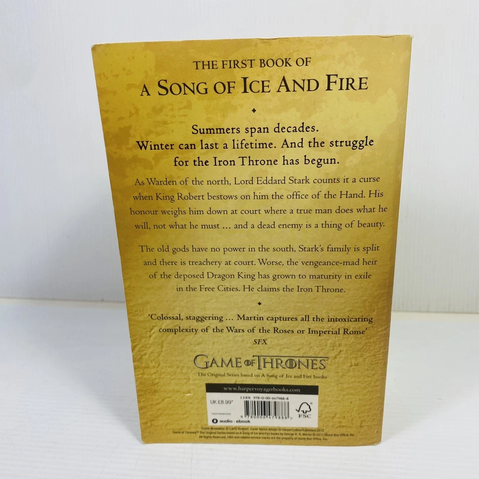 2 Lot George R R Martin-Game of Thrones & A Feast for Crows Small Paperbacks - Image 3 of 4