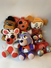 Five Nights At Freddy's FNAF Lot of 6 Stuffed Plush Freddy Stuffed Animals