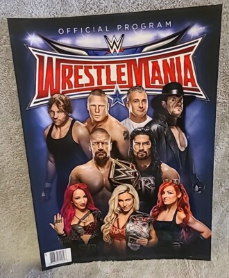 2016 WWE WrestleMania 32 And HOF Official Program. New Fresh From The Box!