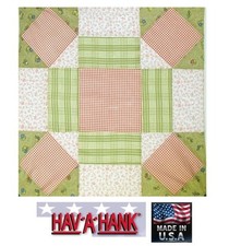 3- Hav A Hank PATCHWORK Red FLOWER Quilt Bandana Bandanna Scarf Scarve*USA MADE