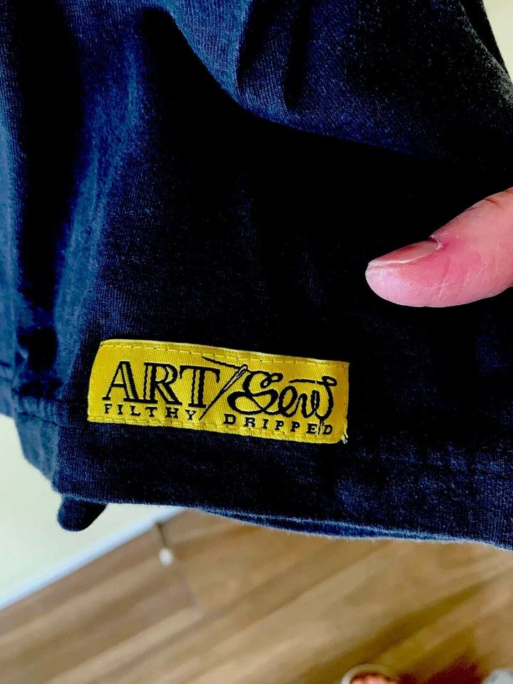 Art/Sew Filthy Dropped Y2K Sublimated Print PANDA Men’s T-shirt Sz 2XL - Image 3 of 4