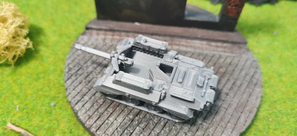 Alecto ( Spg ) Britannico Dopo La II Guerra Mondiale GB UK Kit Modello WW2 1:87 - Immagine 3 di 4