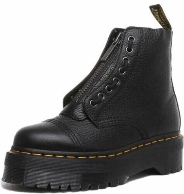 Boots Damen Spitze Schuhe Reißverschluss Plateau Stiefel Schwarz Boots