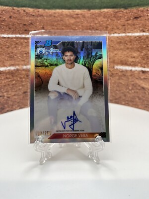2023 Bowman s Best Norge Vera 1992 Refractor By Randy Johnson Autograph /250 