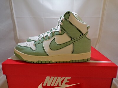Size 11.5W - Nike Dunk 1985 High Women's Green Denim DV1143 300