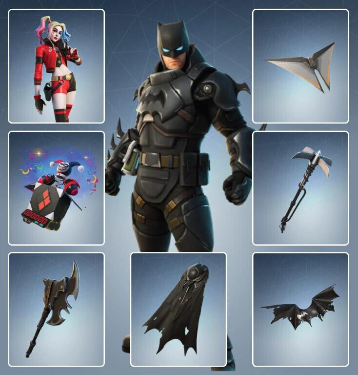 Fortnite - Armored Batman Zero COMPLETE DLC SET BUNDLE (ALL Platforms)