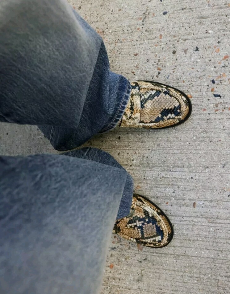 ZARA ANIMAL PRINT LOAFERS SIZE 6.5 eBay