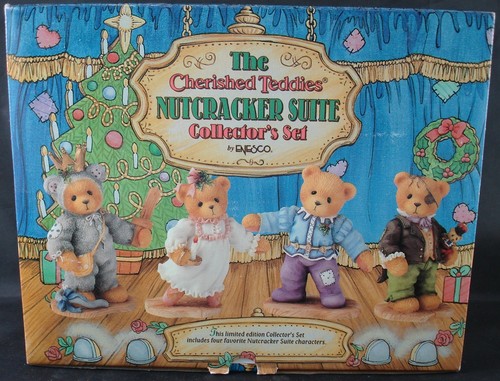 Cherished Teddies, NUTCRACKER SUITE, Collector Set Christmas Figurines 1997 - Picture 5 of 5