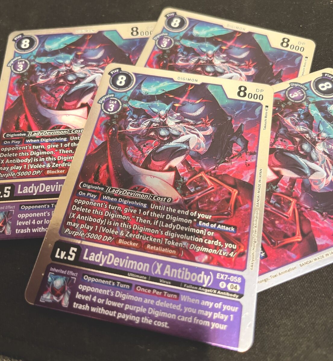 LadyDevimon (X Antibody) EX7-058 -RARE FOIL HOLO Digimon CCG LadyDevimon (X Antibody) EX7-058 -RARE FOIL HOLO Digimon CCG