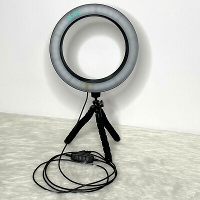 eBay 8'' Ring Light for Video with Two Tripods eBayana Cellphone 2 iBank Tripods