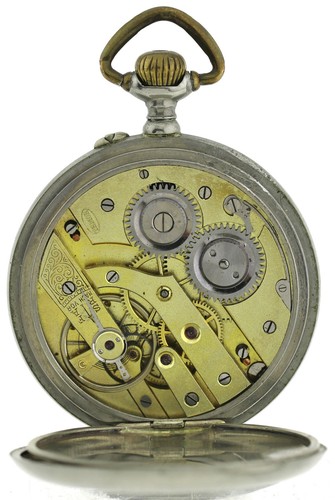 Temok offene Zylinder Herren Taschenuhr Ø47mm ca. 1890-1920 ~83,2g - Bild 9 von 9