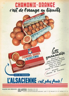 D Publicite Advertising 1957 Les Gateaux Chamonix Orange L Alsacienne Ebay D Publicite Advertising 1957 Les Gateaux Chamonix Orange L Alsacienne Ebay