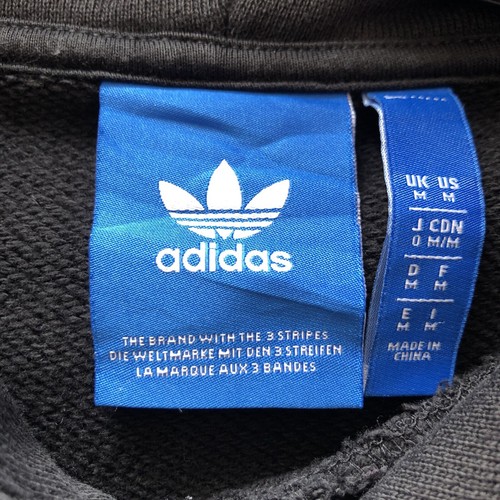 Adidas Mens Black Sports Hoodie - Picture 5 of 8