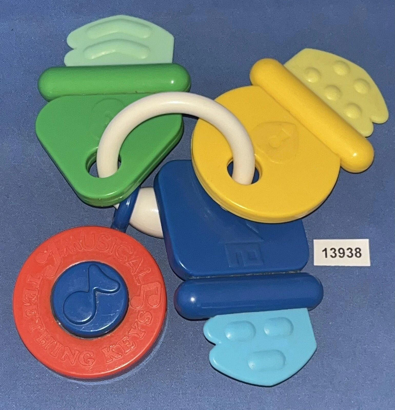 Vintage 1990 Shelcore Inc Musical Teething Keys Baby Toy Music Not Working
