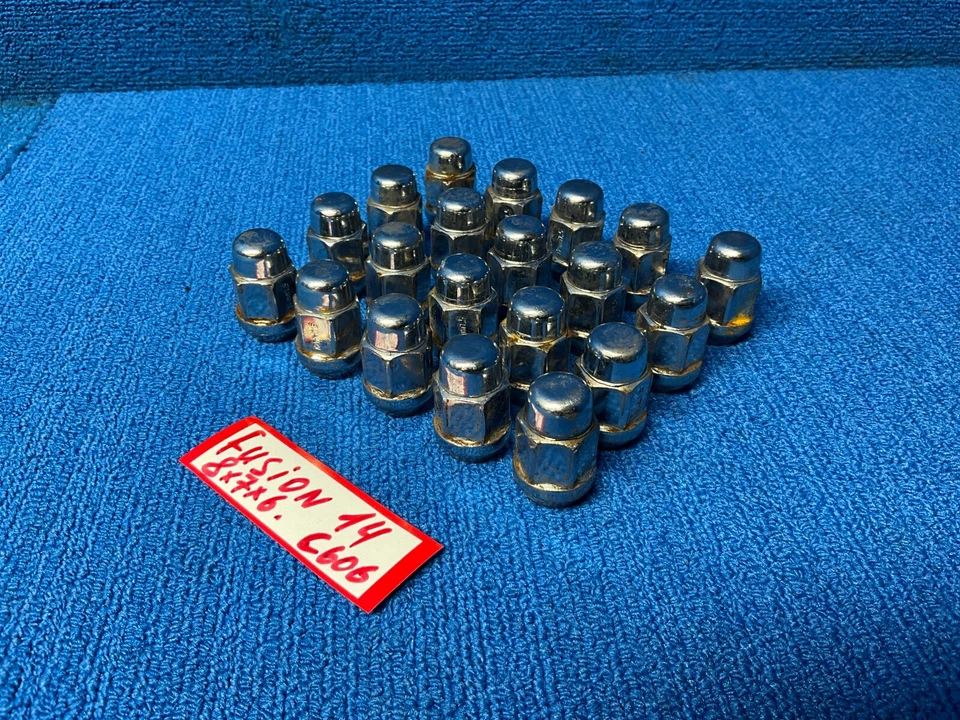 2013 - 2016 FORD FUSION WHEEL LUG NUT BOLT COVER CAP SET OF 20 OEM 12x1.5 mm - Image 2 of 4