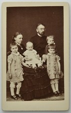 CDV Photo Family, phot. Gustaf Ahlström, Norberg, Sweden (6948)