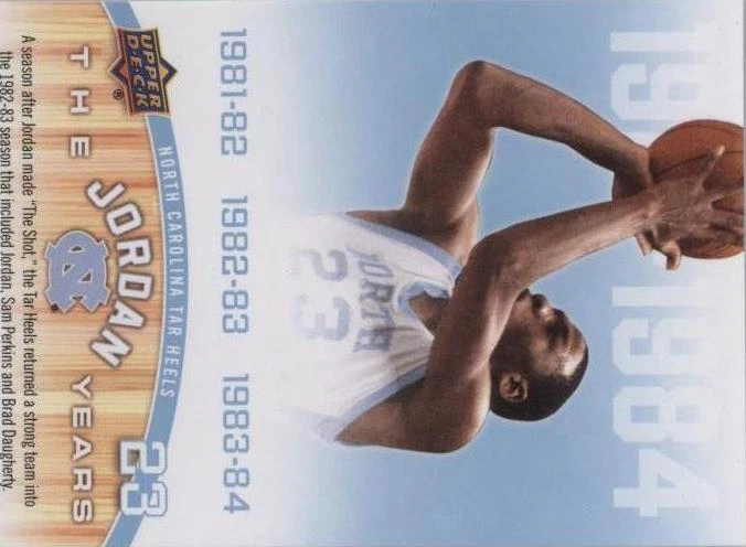 2010-11 UD North Carolina Basketball - Michael Jordan #176 for