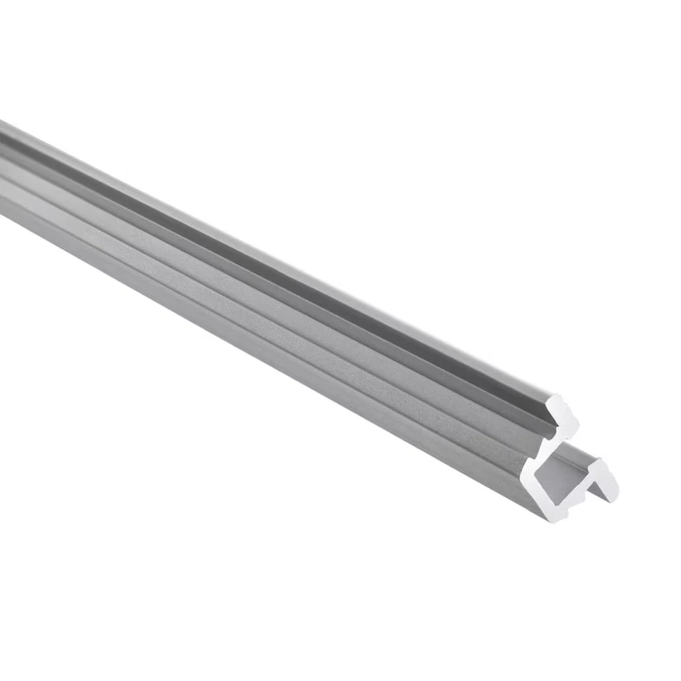 Schiebetürbeschlag Set Mobile Scorrevole Armadio Guida Alluminio Rullo 20 KG - Immagine 2 di 4