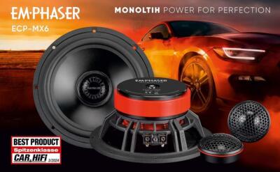 EMPHASER ECP-M6X Monolith Aktiv-Compo 16,5 cm (6.5'') 2-Wege Kompo Lautsprecher 