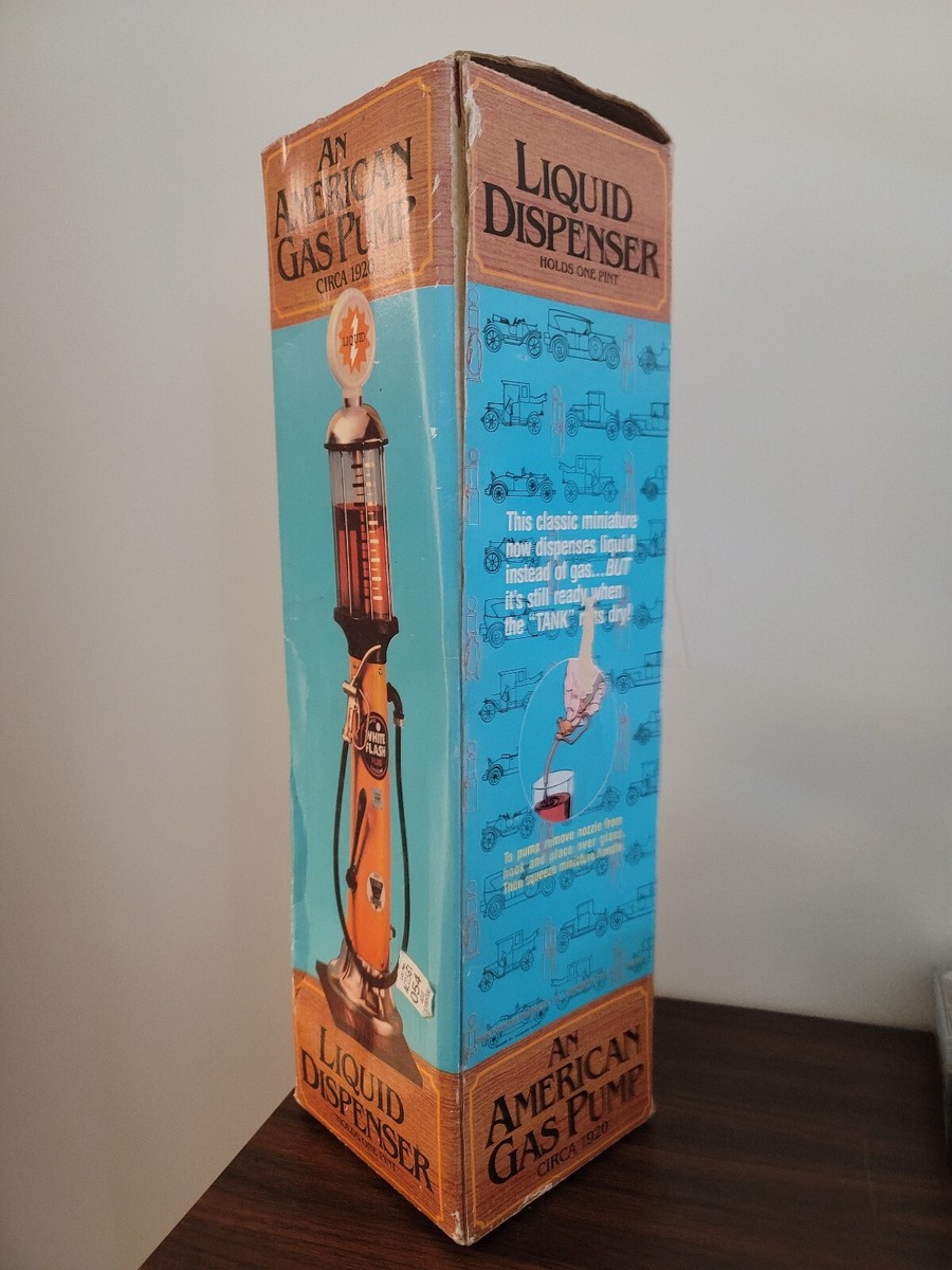 Vintage 1986 American Gas Pump Liquid Dispenser Circa 1920 New in
