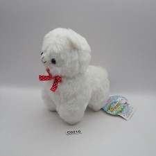Alpaca C0210 Alpacasso Blanco Diversión Peluche 6" TAG Juguete Muñeca Japón