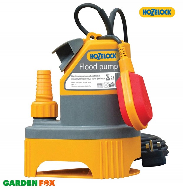 Garden Pond Water 8000l Flood Pump 
