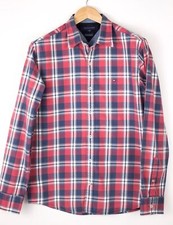 Tommy Hilfiger Men's 80s Two Layer Cotton Casual Shirt Size M BAZ540