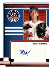 Holden Harris 2023 Panini USA Stars & Stripes Autograph #NTDP-HH Rookie RC Card