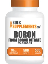 BulkSupplements Boron Citrate Capsules - Available in 3mg, 5mg, 10mg