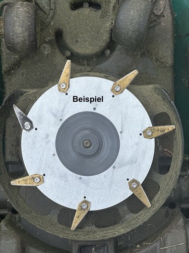 Messerscheibe 9 Fach inkl. Messer passend für Bosch Indego 800 - 1300 - Imagen 3 de 4