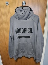 Hoodrich Mens Large Grey Hoodie with Intergrated Face Mask