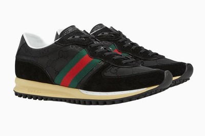 Authentic GUCCI Re-Motion GG Nylon & Suede Sneaker, Mens  display picture 2