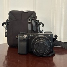 Sony Alpha NEX-6 16.1MP APS-C Digital Camera with 16-50mm E PZ Lens Black Tested