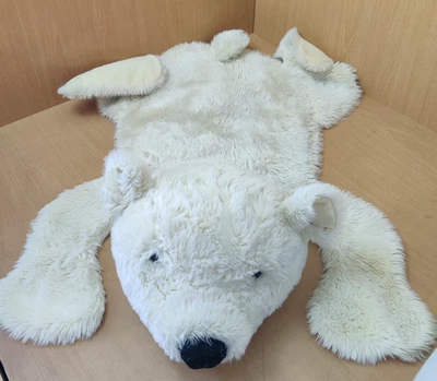 Jellycat Large Cream Polar Bear Plush Play Mat/Rug Playmat Super Soft & Retired - Image 1 of 4